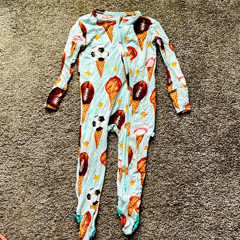 Posh Peanut SCOOPS footie onesie